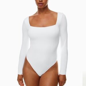 White Long Sleeve Bodysuit